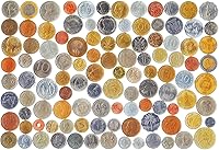 Vista 5 de 20 Monedas Diferentes de Países Únicos de Todo el Mundo ¡Incluye una Bolsita de Monedas Pequeña!