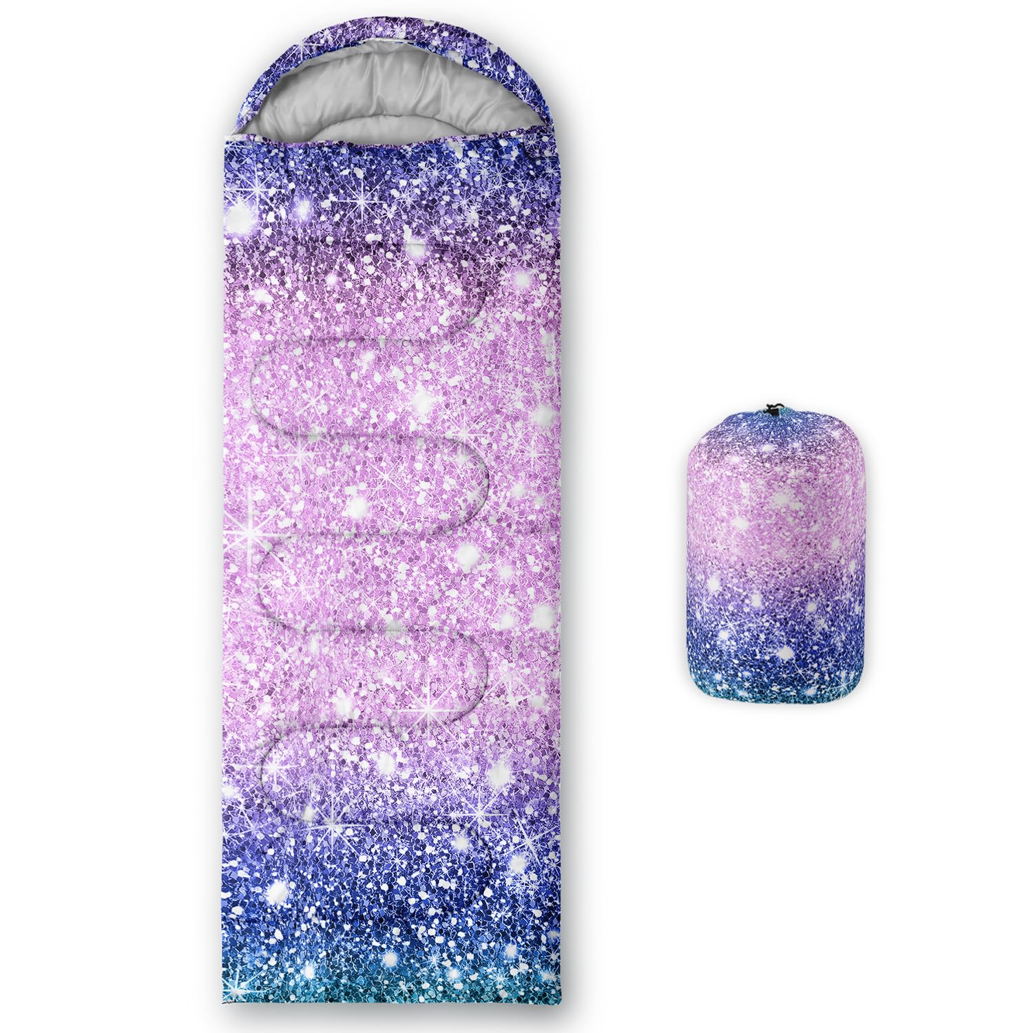 Sleeping Bags for Adults Kids Backpacking Camping Sleeping Bag for Girls Boys Lightweight Waterproof Cold Warm Weather Sleeping