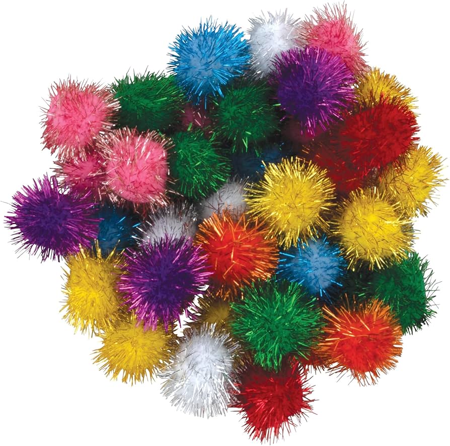 Amazon.com: CHENILLE KRAFT 1 INCH GLITTER POMS - 40 PACK Amazon.com: CHENILLE KRAFT 1 INCH GLITTER POMS - 40 PACK