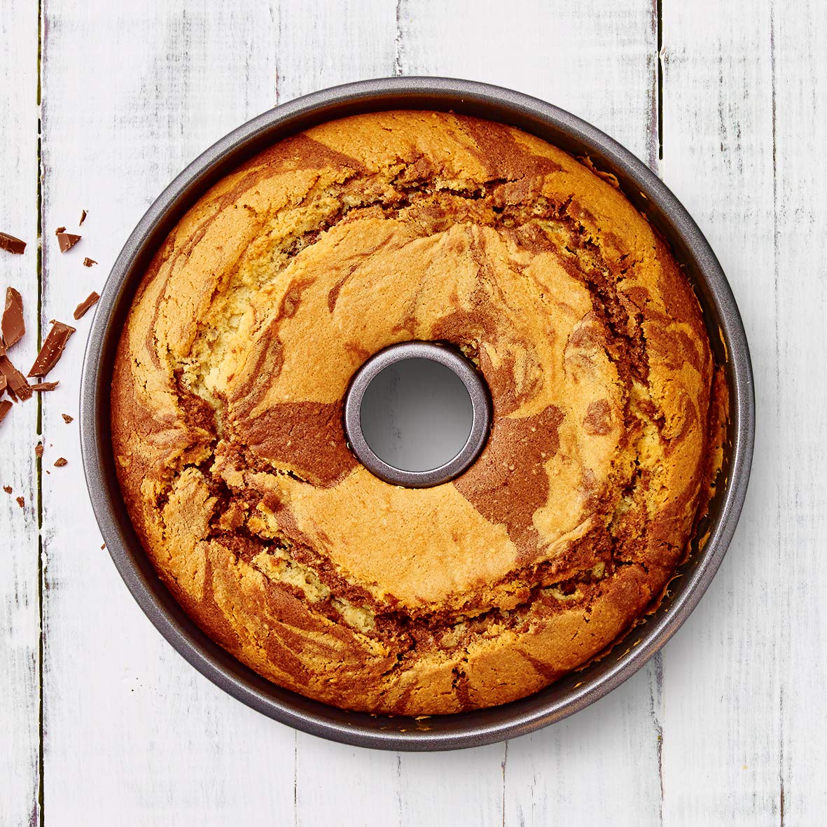 Birkmann "Easy Baking bundt Pan, Metallo, Grigio, 22 cm