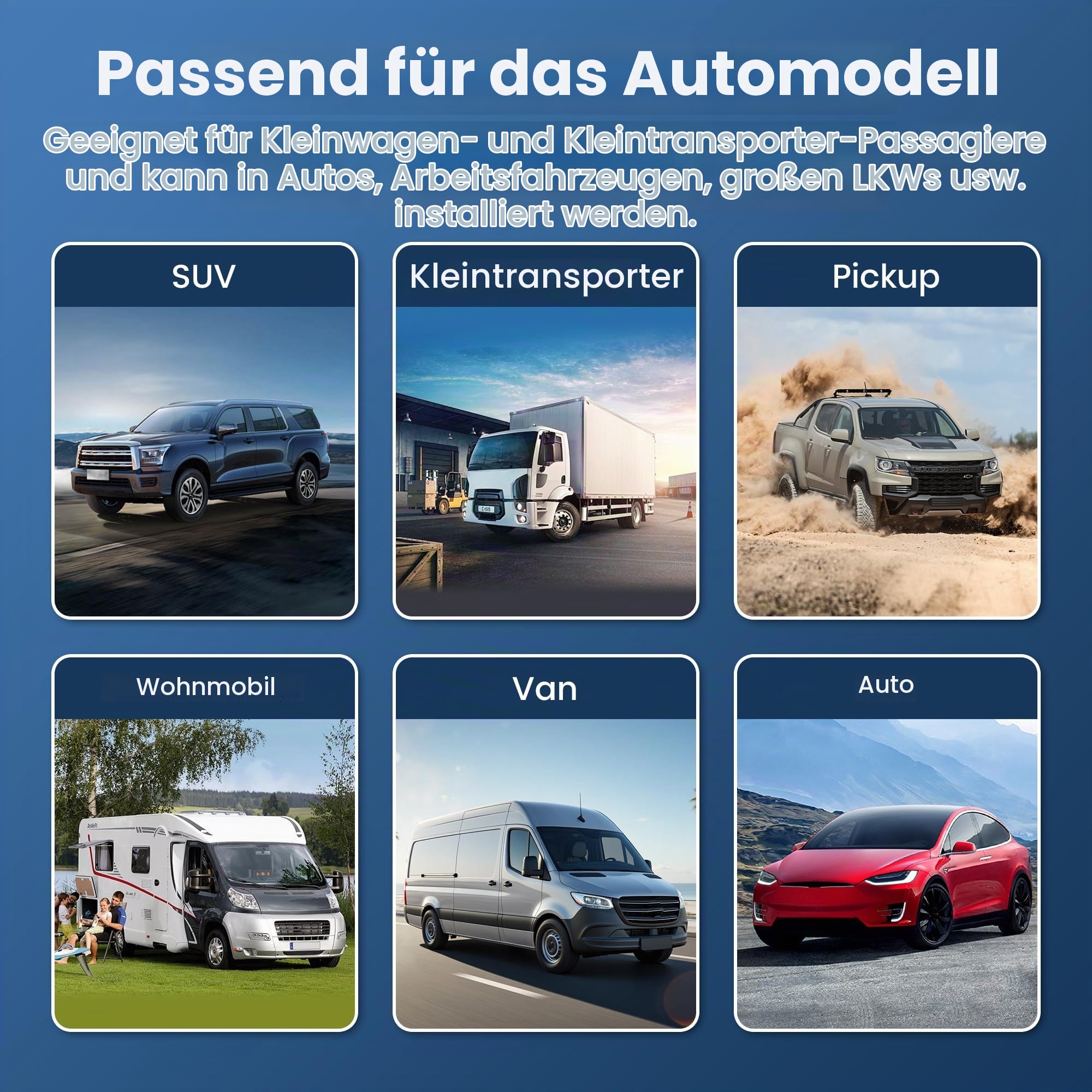 Rimoody Kabellos Rückfahrkamera Set, Nummernschild Rückfahrkamera mit HD 4.3 Zoll IPS Monitor & IP68 wasserdichte Nachtsicht Weitwinkel Backup Kamera mit Rückwärtshilfe, für Van, PKW, LKW, Wohnwagen