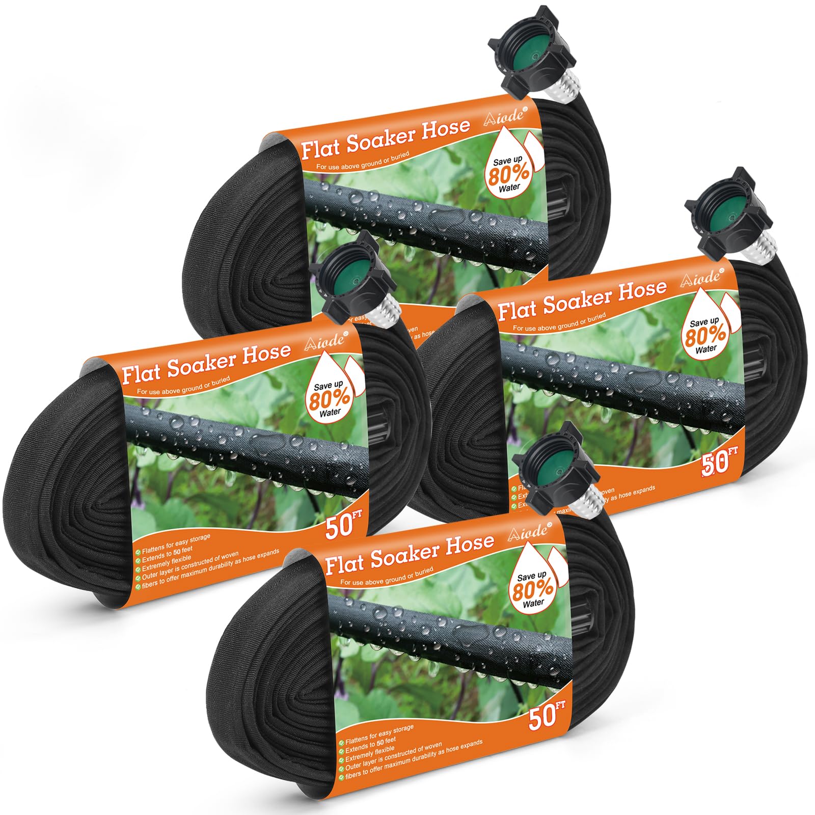 AIODE Flat Soaker Hose 200FT