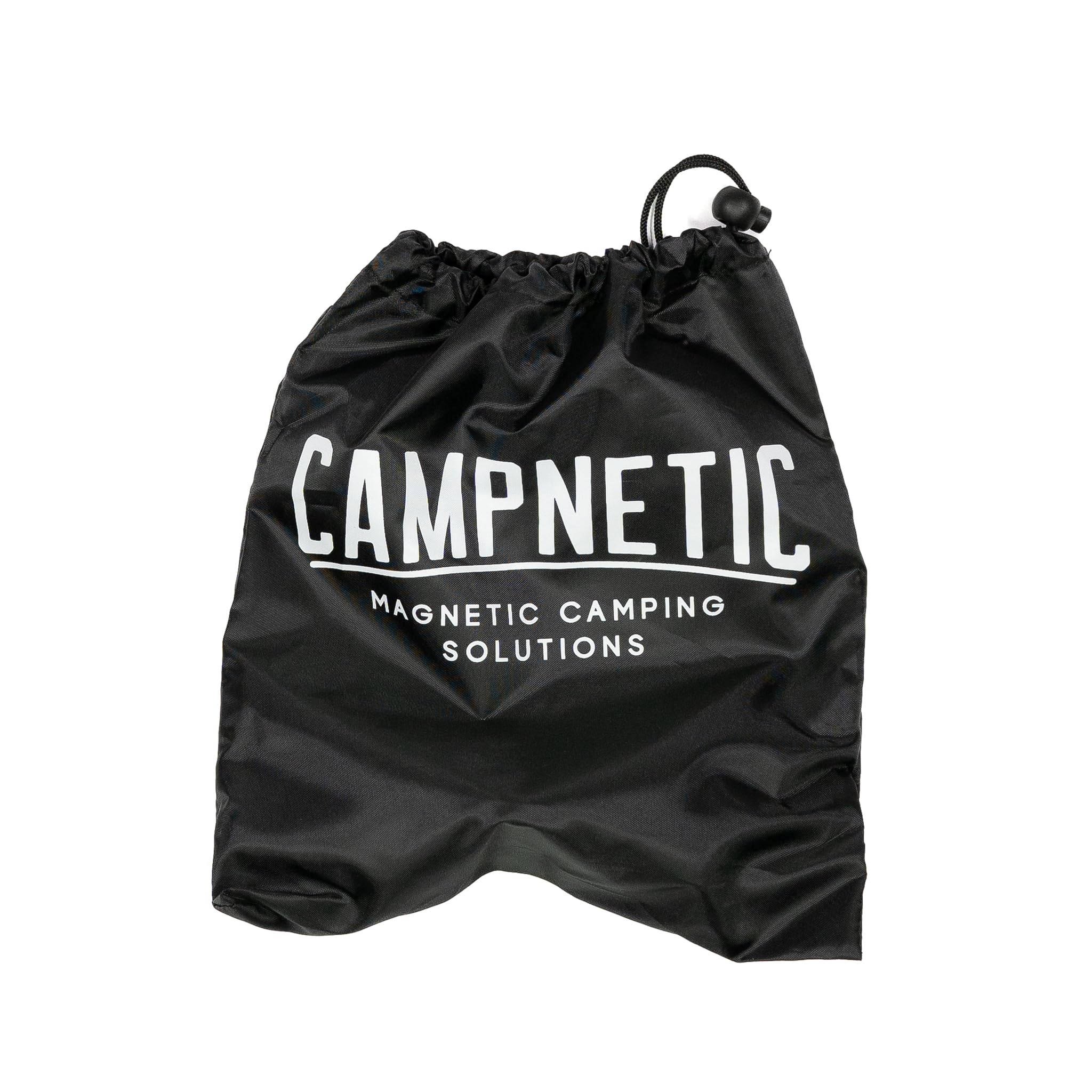 Campnetic magnetischer Müllsackhalter - magnetischer Halter für Müllsäcke, Vanlife und Camping - gummierte Magnet extra für Wohnmobile - praktisches Campinggadget inklusive Aufbewahrungsbeutel