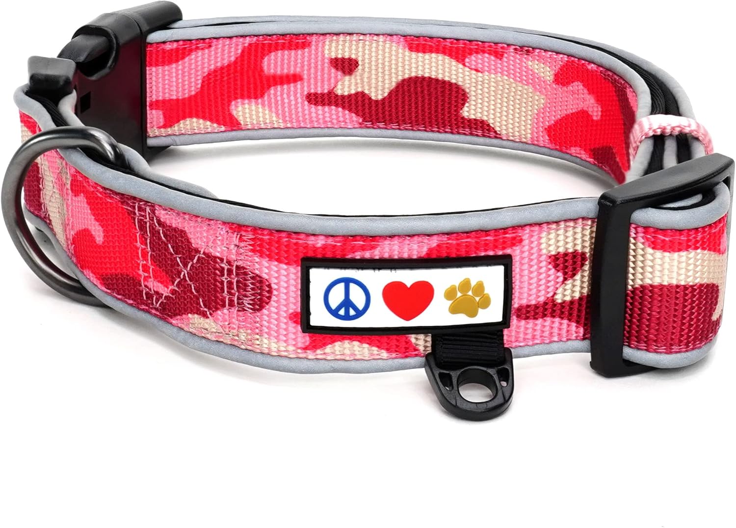 Pawtitas Camouflage Dog Collar Padded Dog Collar