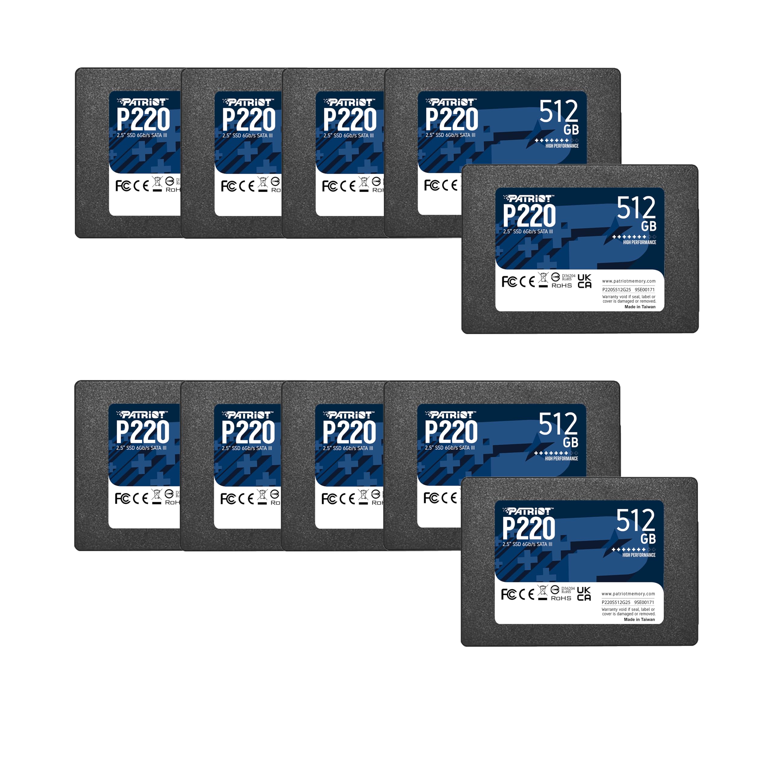 Amazon.com: Patriot Memory P220 512GB Internal SSD - SATA 3 2.5