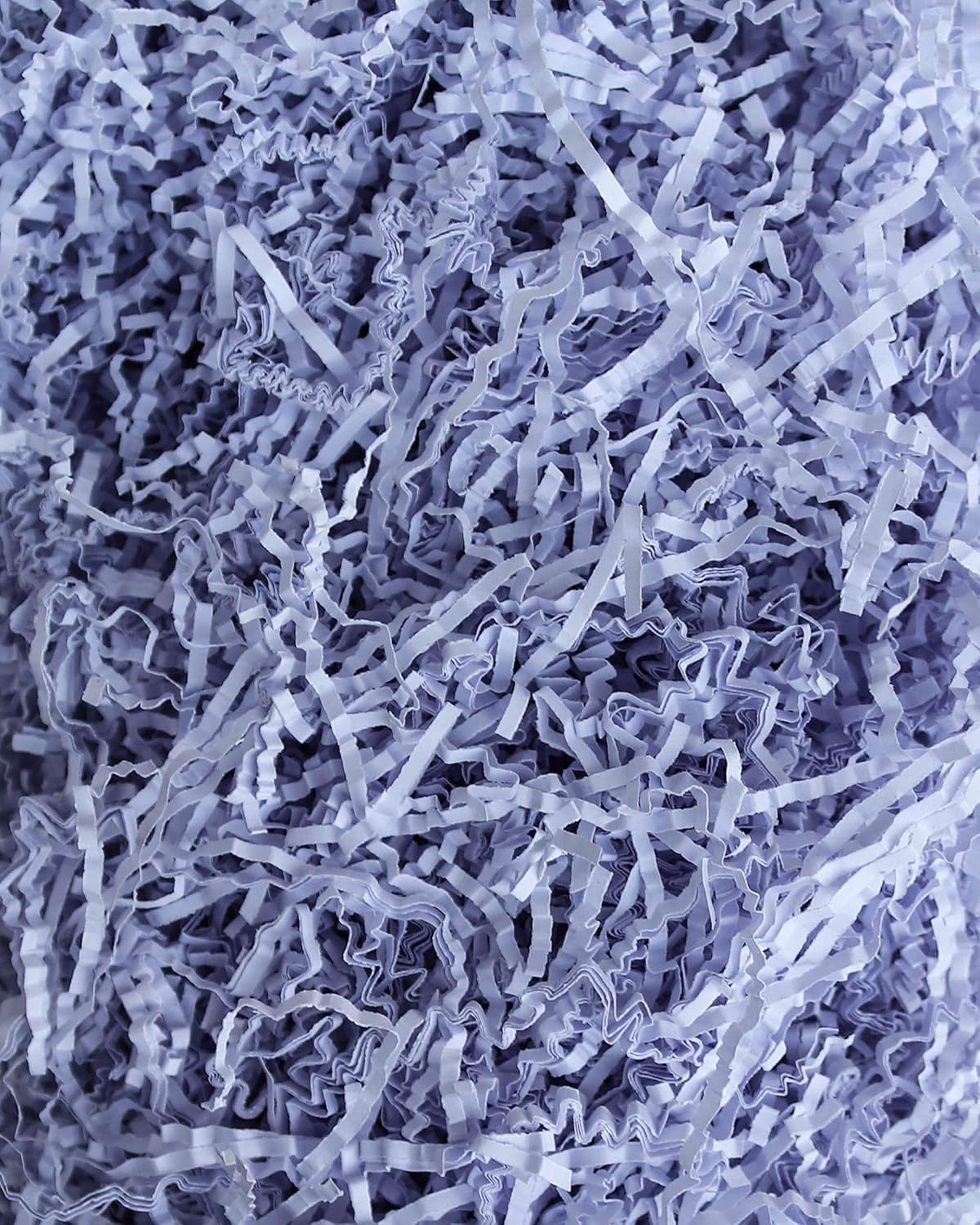 Alvika - 100 Grams - Lavender - Soft & Thin Crinkle Cut Paper Shred Filler great for Gift Wrapping, Basket Filling, Birthdays, Weddings, Anniversaries, Valentines Day, and other occasions