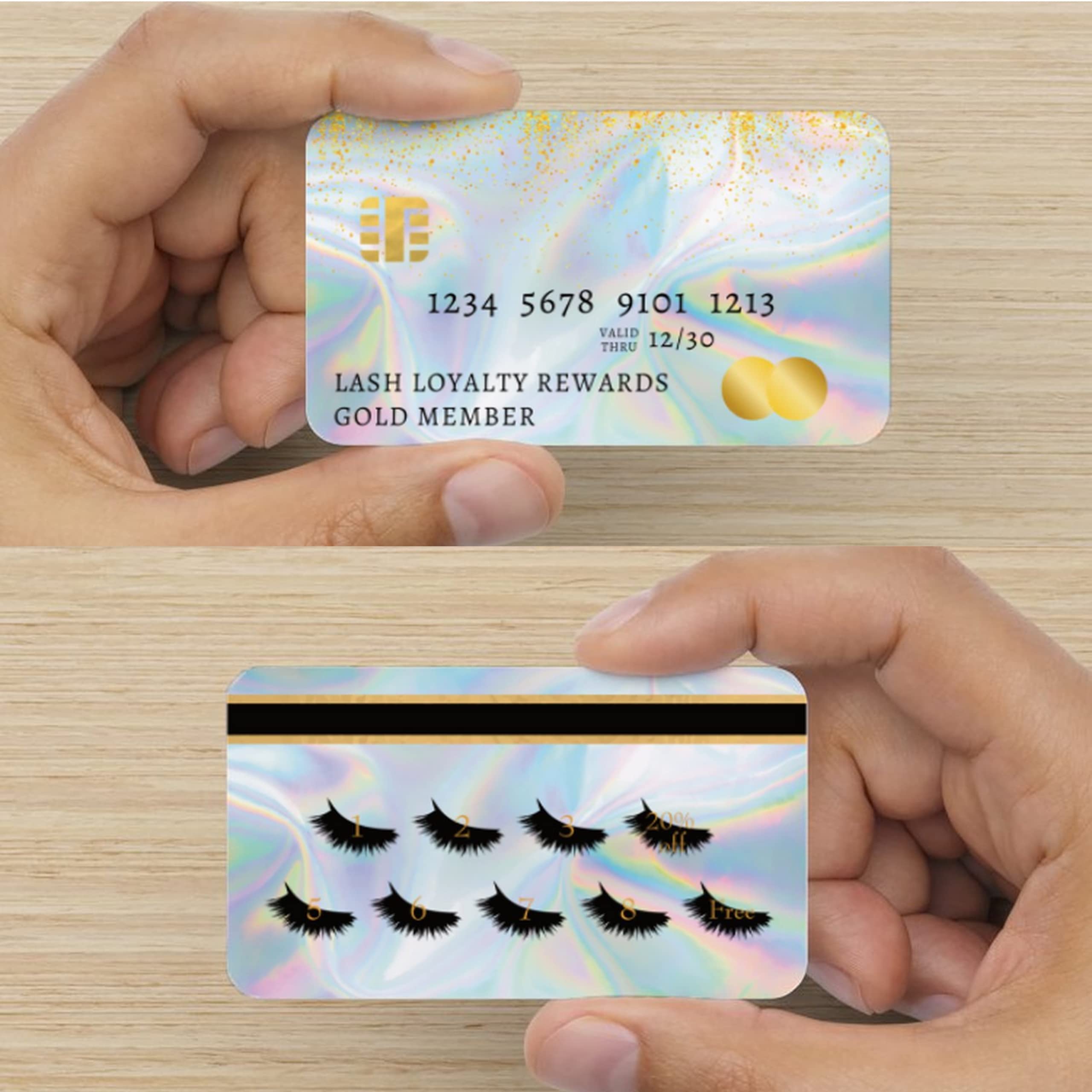 Belohnungskarten Für Maniküre & Pediküre – 50 Stück, 5,1x8,9 Cm, Mit Regenbogen-Hintergrund