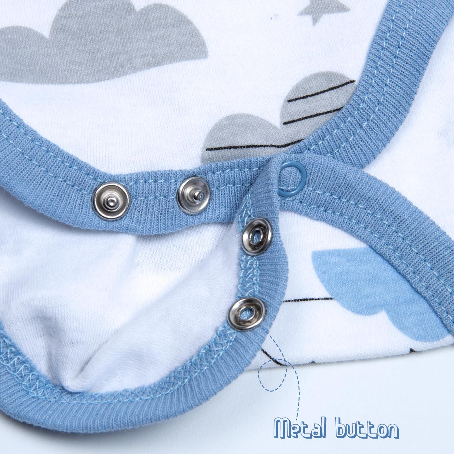 12Pcs Reborn Baby Doll Accessories Set Blue Bassinet and Clothes for 17-22 Inch Reborn Boy Baby Doll Realistic Babydoll Outfit Stuffs