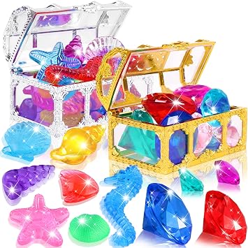YUJUN 30 PCS Diving Gem Pool Toys for Kids Swimming Pool Party Favors