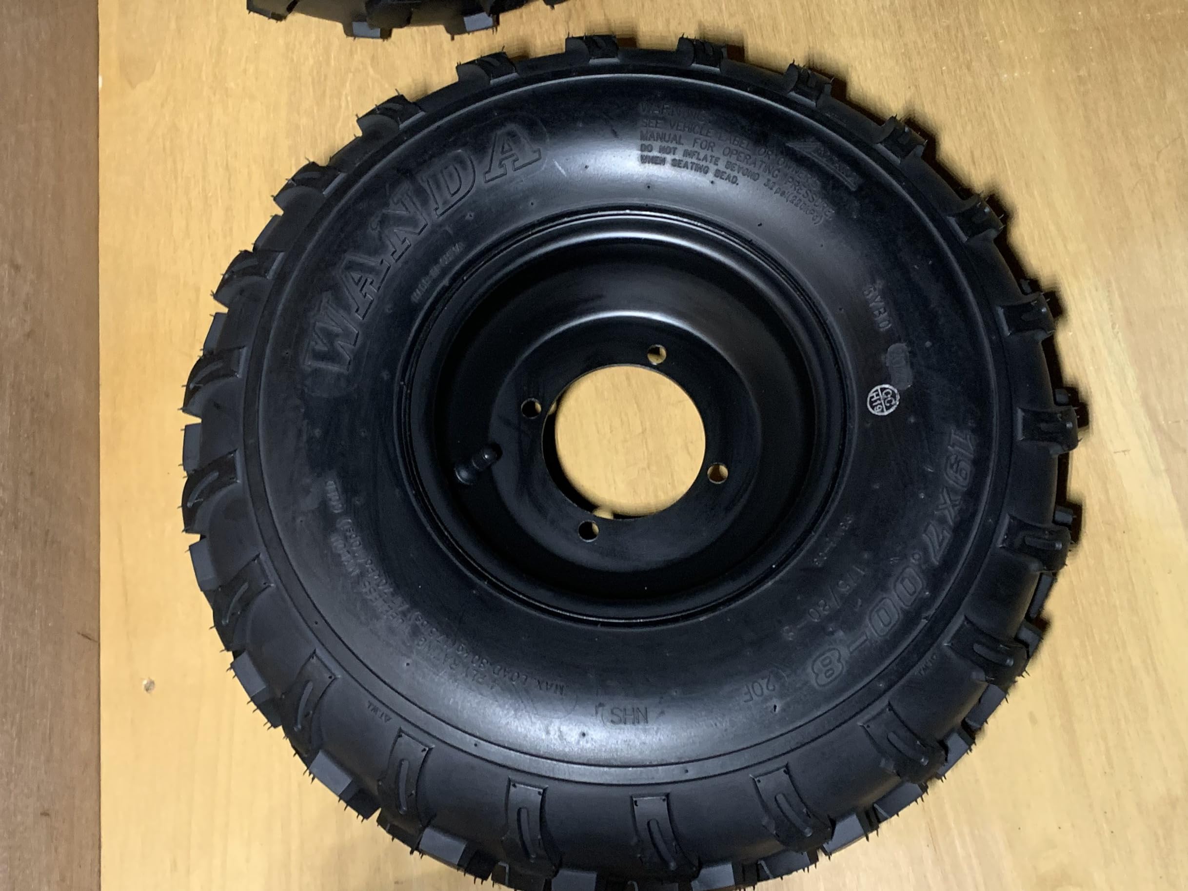 Amazon | TV 四輪バギー用PCD110 8インチスチールホイール