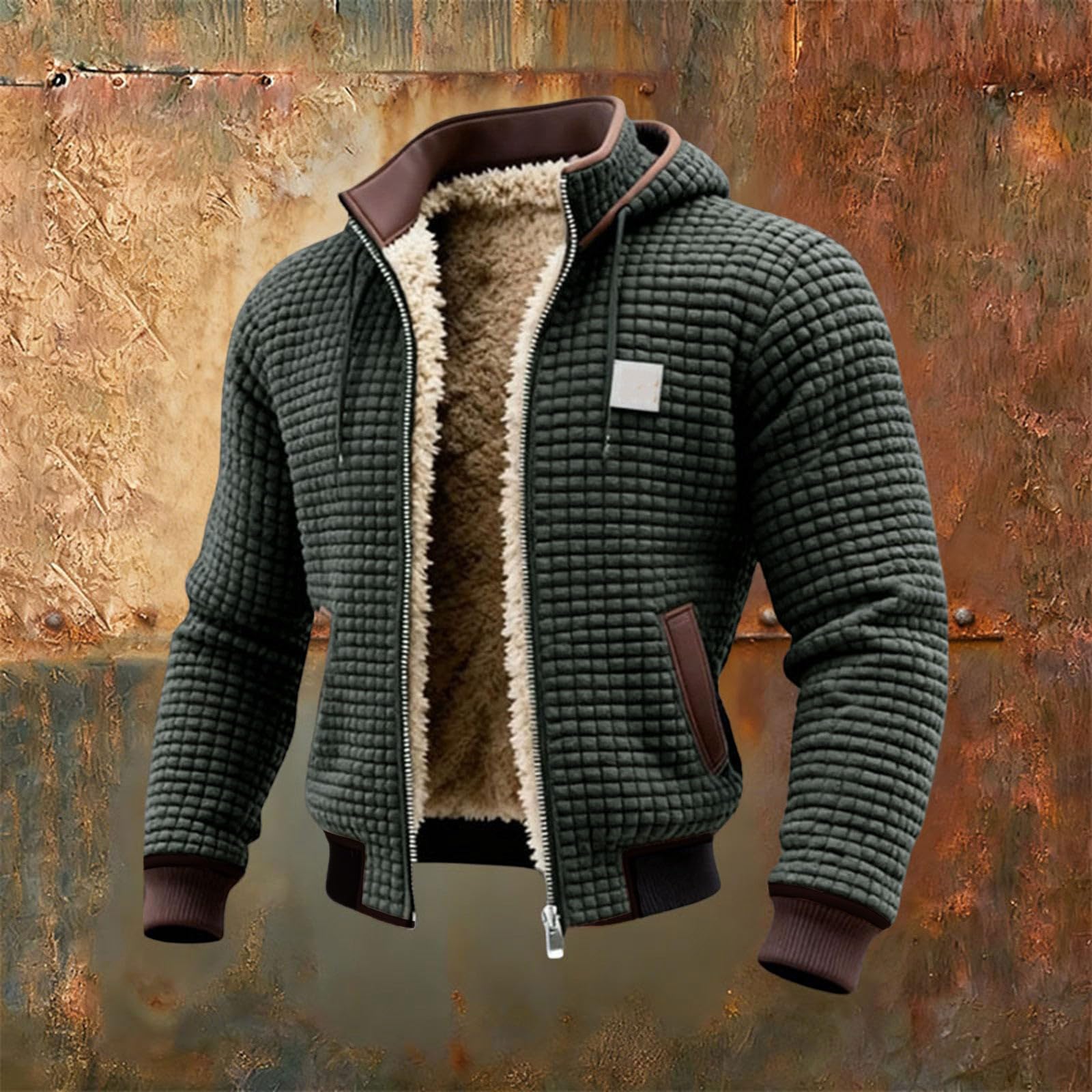 Generisch Fahrradjacke Damen Sommer Fleecejacke mit, warmer Wintermantel, weich gefüttert, für den