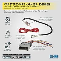 Vista 11 de SCOSCHE Instalar Centric ICGM8BN Solución de instalación básica completa doble DIN para instalar un estéreo del mercado de accesorios compatible