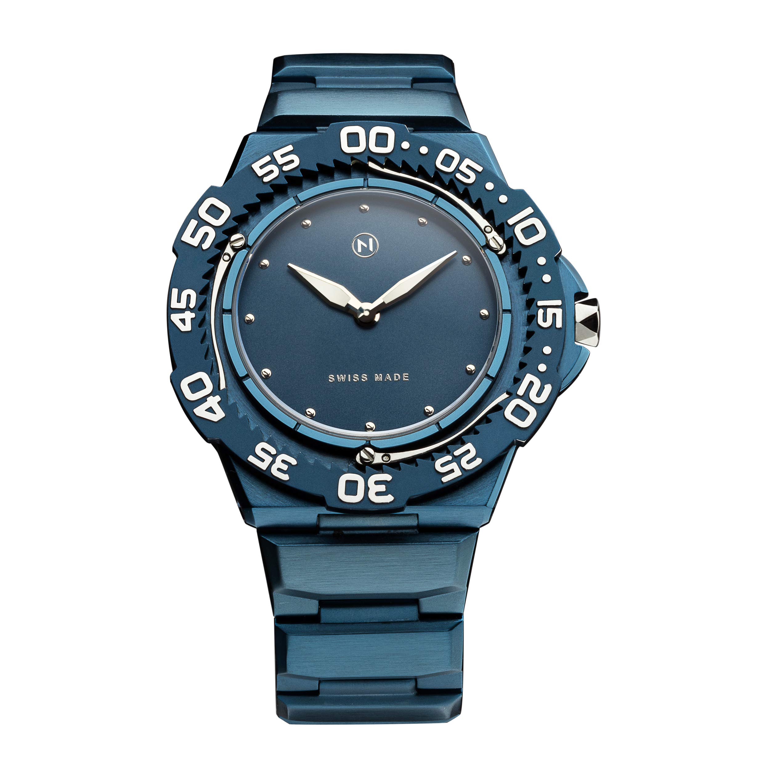 NOVE Trident Swiss Made Quartz Diver Watch for Men (Blue E009-02) (B07VGK48KG) Amazon Price History, Amazon Price Tracker