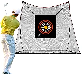 MOWEO Professional Golf Hitting Practice Net,10x8x3 ft golf indoor training net,with Target and Carry Bag for outdoor indoor backyard garden golf competition training