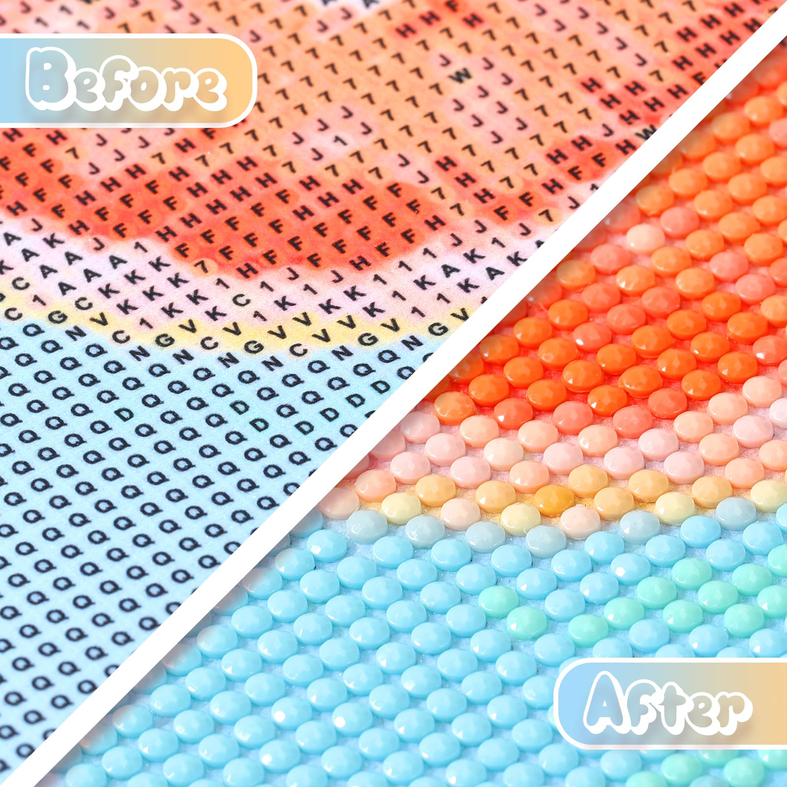 KAYEIUU Il serpente con i colori dell'arcobaleno, kit per pittura con diamanti per adulti, fai da te per principianti, kit di pittura a punti 5D per la decorazione della casa, 30,5 x 40,6 cm