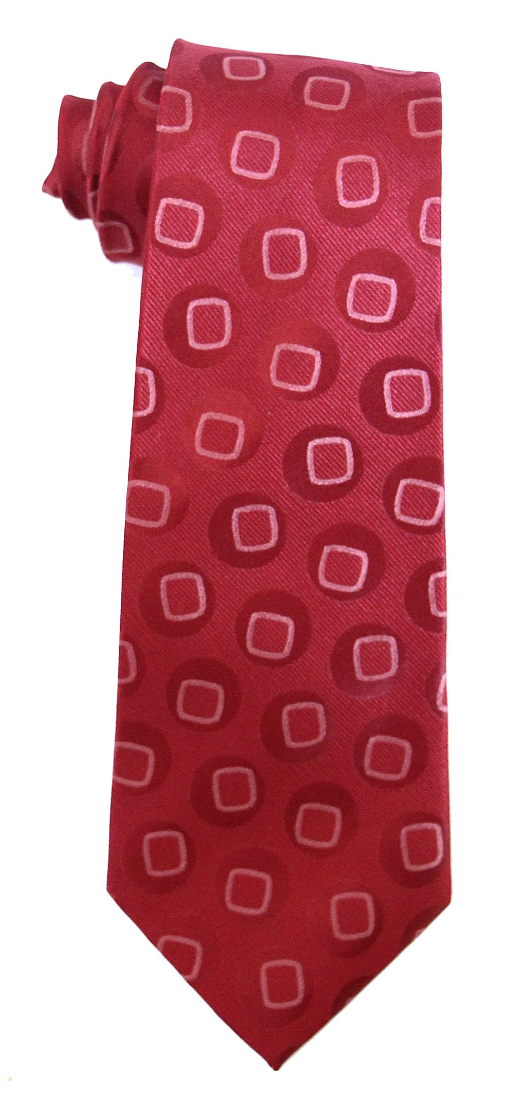 Magnoli Clothiers SHAKESPEARE TIE Red 100% Silk Necktie