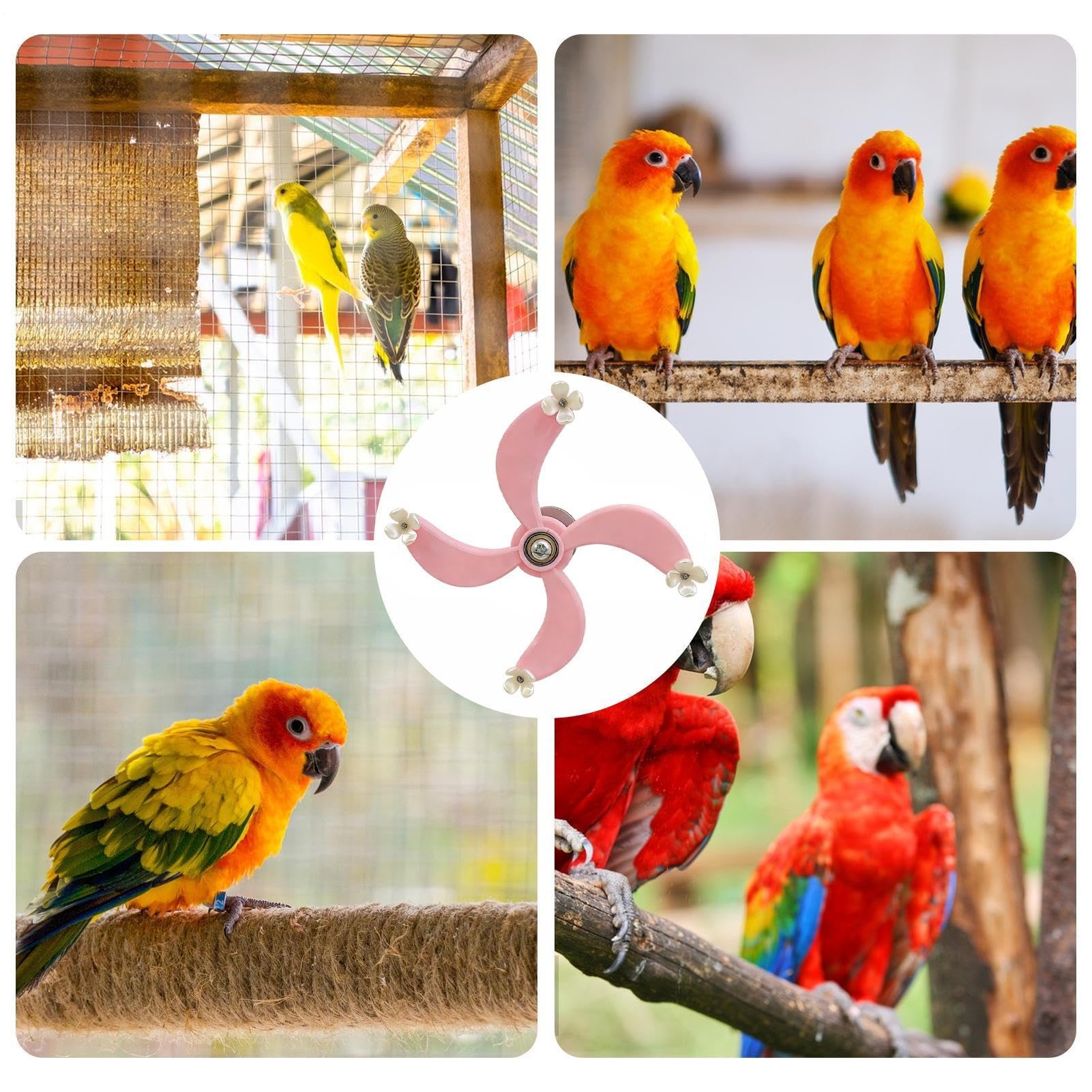 Vogelspielzeug Interaktives Drehspiel Und Futtersuchspiel | Vogelkäfigspielzeug Für Zuhause Käfig Und Draußen Wellensittiche Und Zur Beschäftigung
