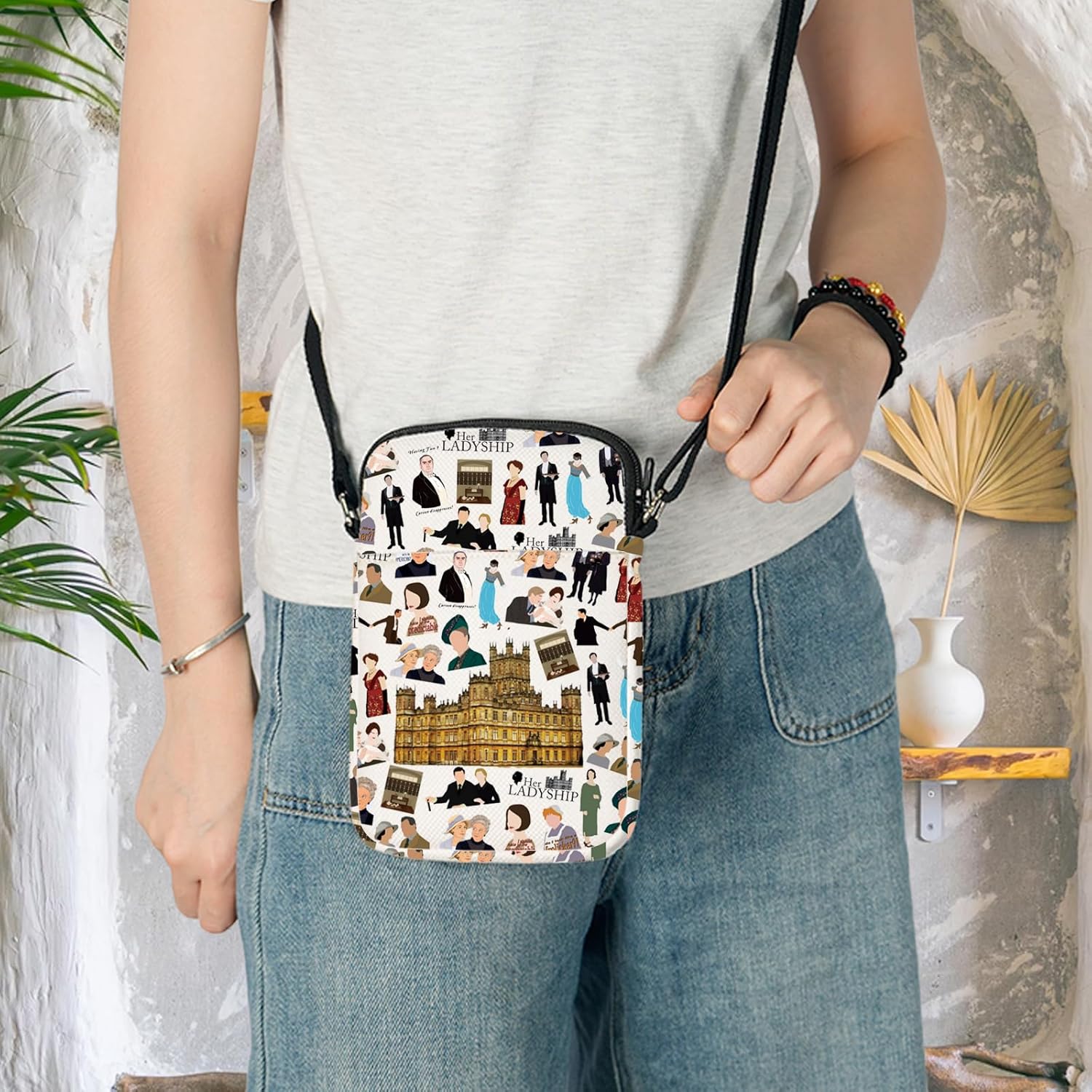 KEYCHIN V. Crawley Crossbody Bag Downton Robert Fans Gift Cora & Edith ＆ Mary Shoulder Bag Downton Merchandise - Image 2