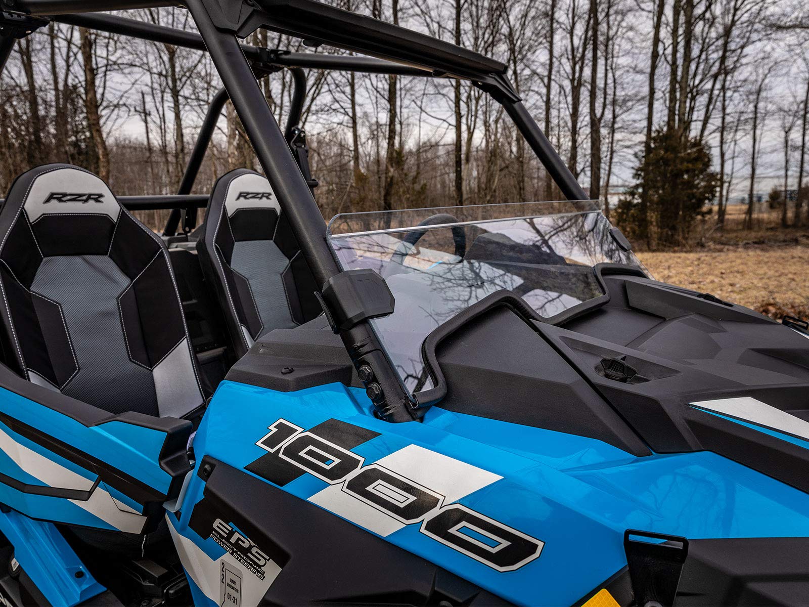 Amazon.com: SuperATV Half Windshield for Polaris RZR Models (See