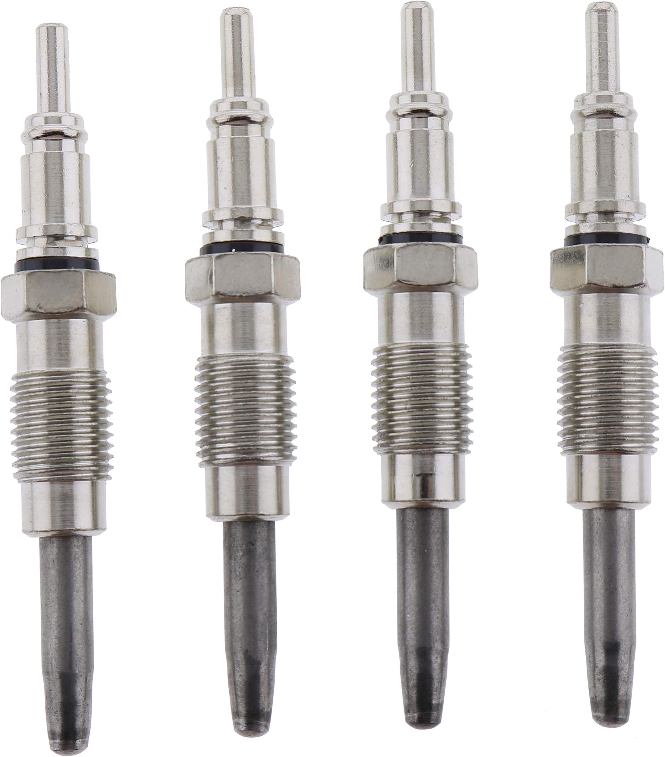 Glow Plug 01180400 Set of 4, Compatible with Bobcat 863 873 864 & Deutz 2011 1011, Alloy Steel, Construction Equipment
