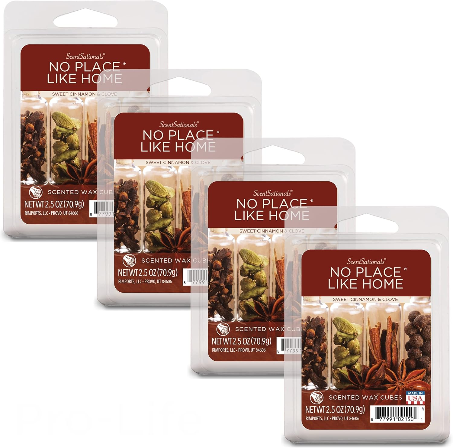 Scentsationals Scented Wax Fragrance Melts No Place Like