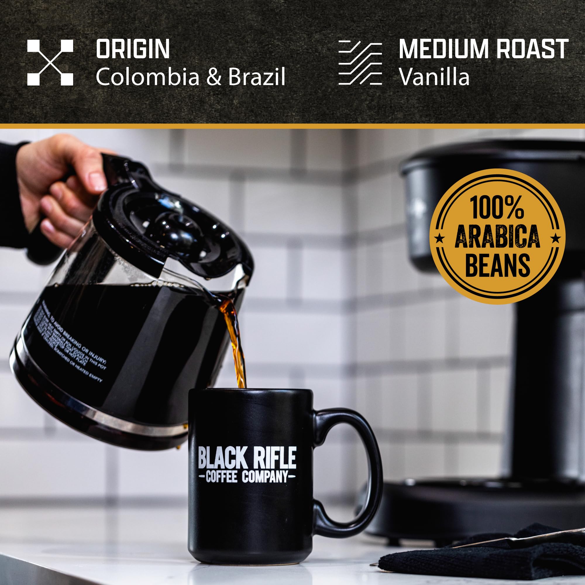 希少BRCCセット ブラックライフルコーヒー black riflecoffee Black Rifle Coffee Company Espresso Mocha (11 Oz., 12 Pk.) FREE