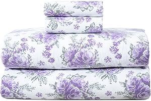 Bliss Casa Flannel Sheet Set - Soft & Warm 100% Cotton