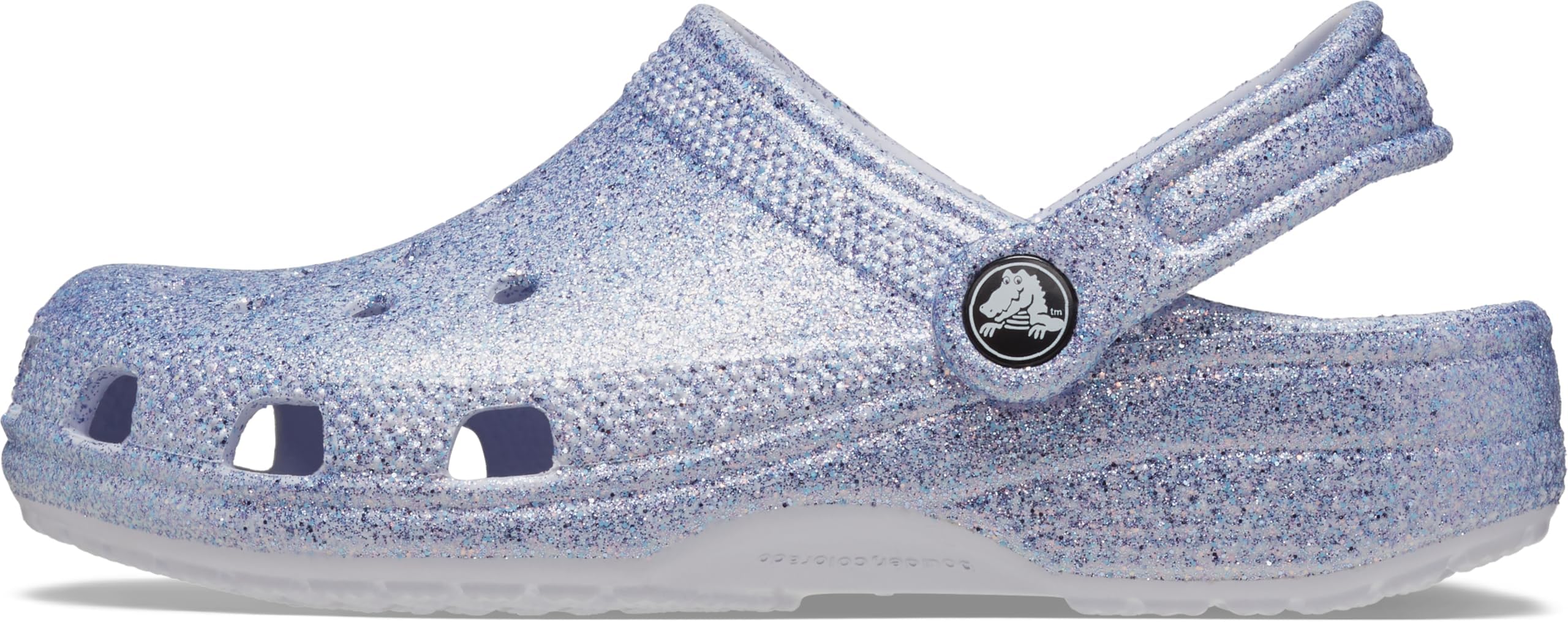 Crocs Classic Glitter Clogs (Little Kid/Big Kid) Unisex Kids Classic Glitter Clog K MtG