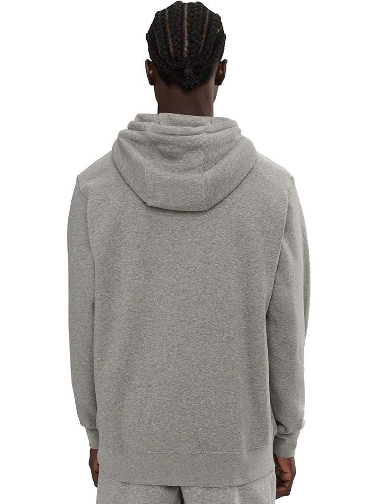 Gray Nike Club Pull-Over Fleece Hoodie
