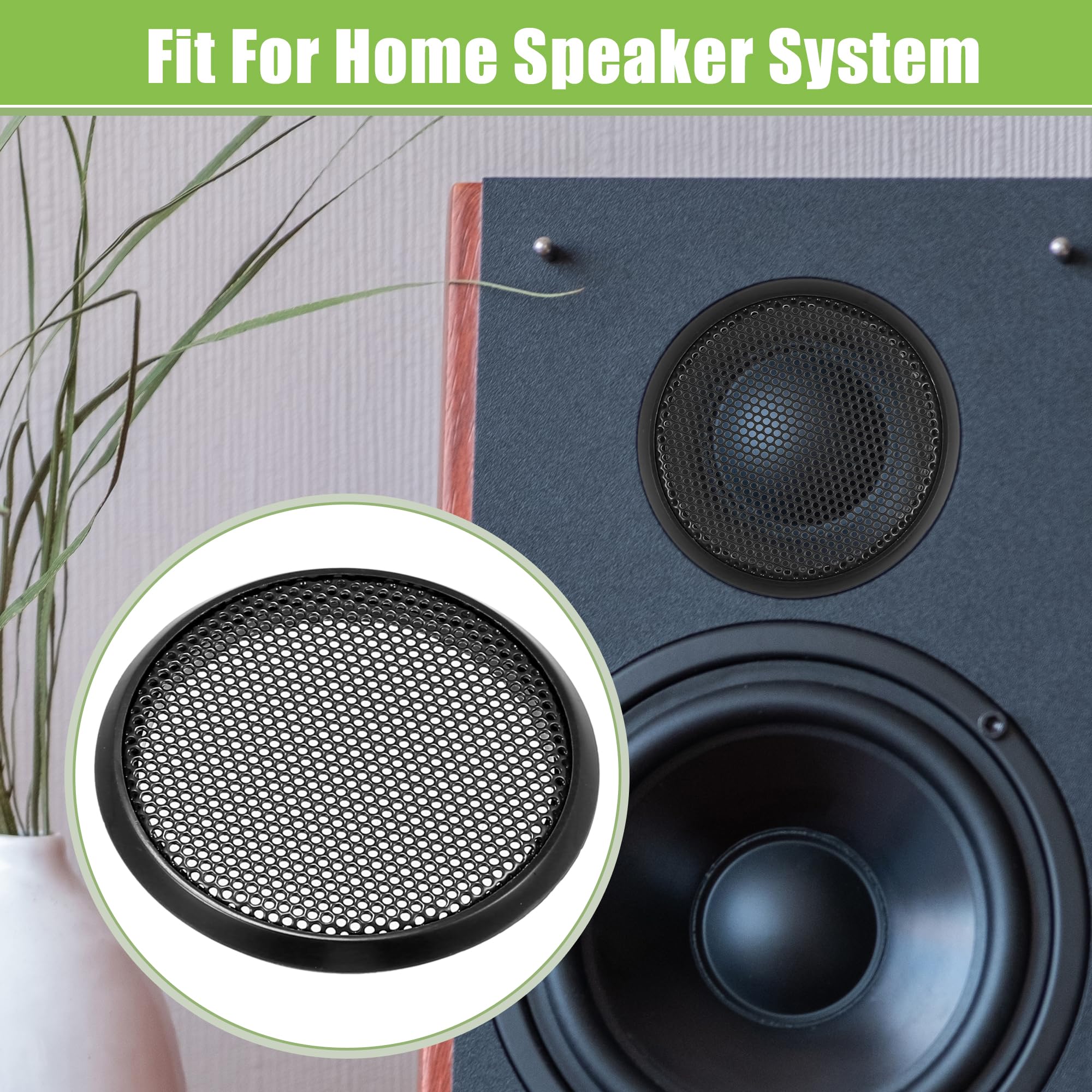 Amazon.co.jp: ACROPIX ユニバーサル 38mm カースピーカーグリルカバー