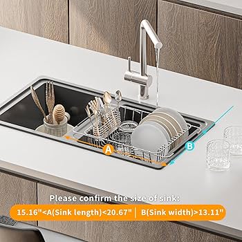 Amazon.com - JAQ Dish Drying Rack in-Sink, 304 Stainless