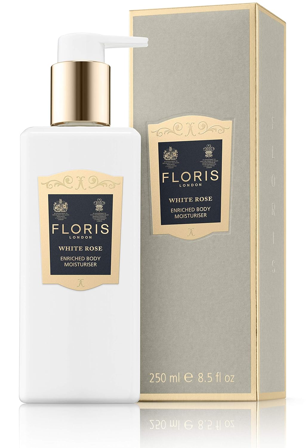 Floris London White Rose Enriched Body Moisturiser, 8.5 Fl Oz (Pack of 1) Beauty