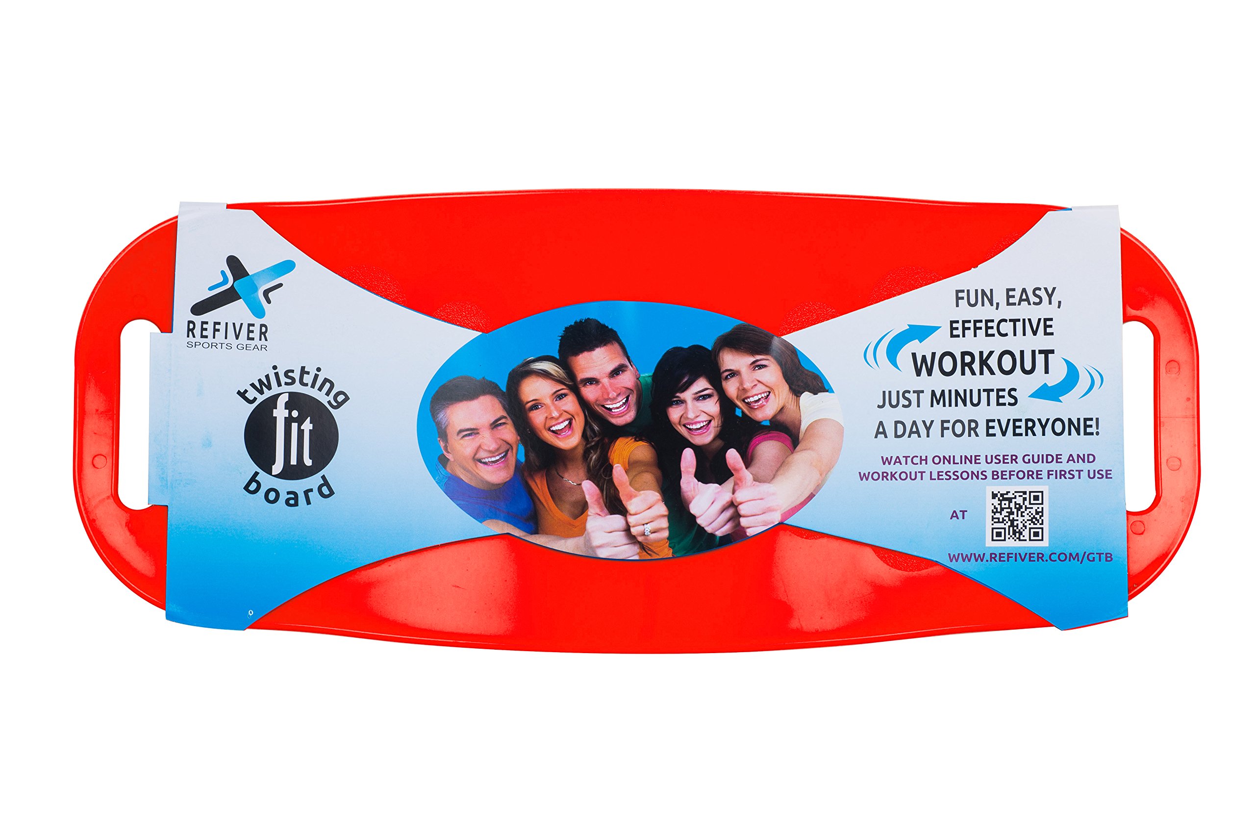 Balance & Fitness Board for Abs, Legs, Core, Back and Shoulder Workout - Great for Yoga and Weight Loss Exercise - Easy Twisting Keeps your Body Fit in a Twist! orange