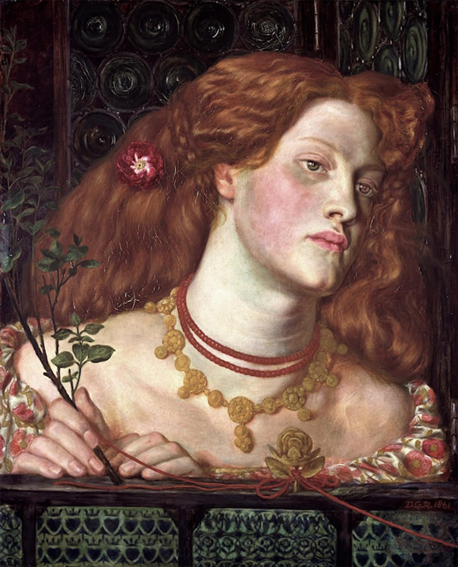 POSTERIIk Famous Print Pop Art Wall Art Graffiti Fair Rosamund by Dante Gabriel Rossetti Art Prints for Home Decor 60x90cm