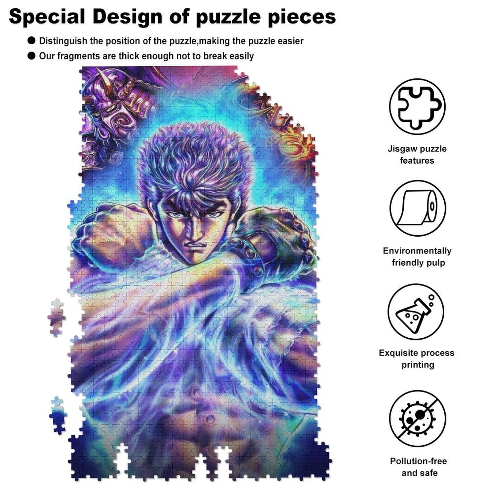 Amazon | 北斗の拳 ケンシロウ ジグソーパズル パターン