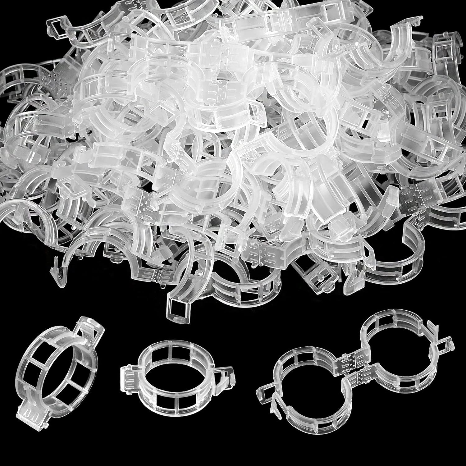 200 Pcs Tomato Clips, Plastic Trellis Clips Plant Support