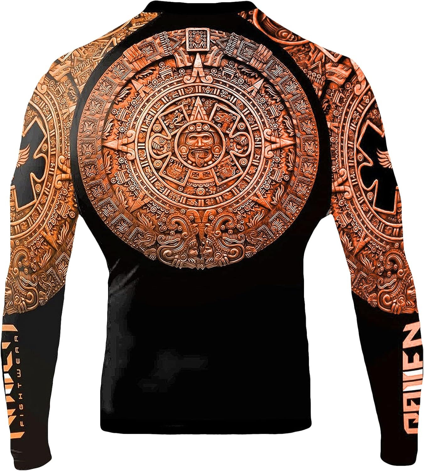 Raven Fightwear Men's Aztec Ranked Rash Guard MMA BJJ