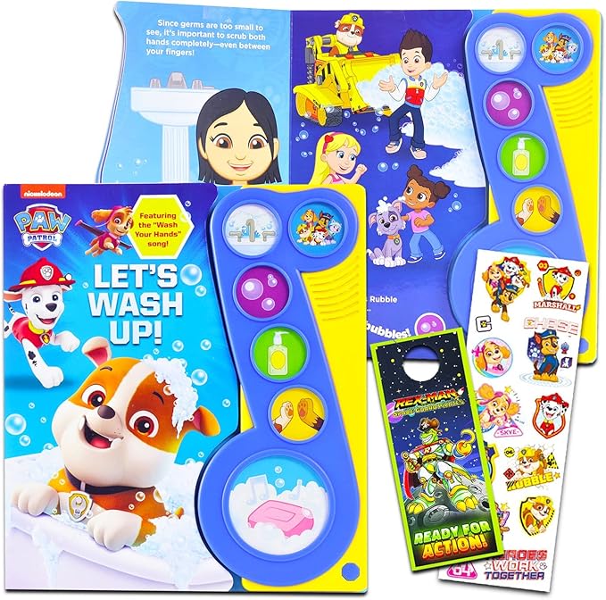 Paw Patrol Bath Book for Kids Bundle of Paw Patrol Sound