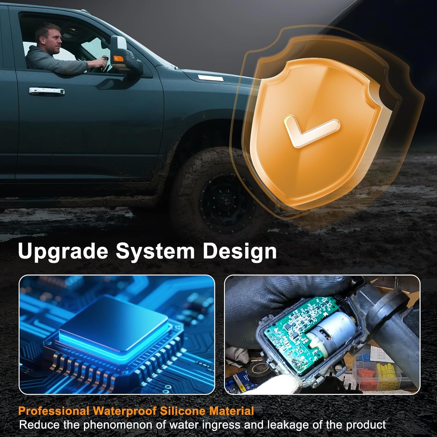 Front Axle Actuator Fork Assembly Disconnect For 2019-2022 Dodge Ram 2500 3500 4X4, Replace# 68449574AA