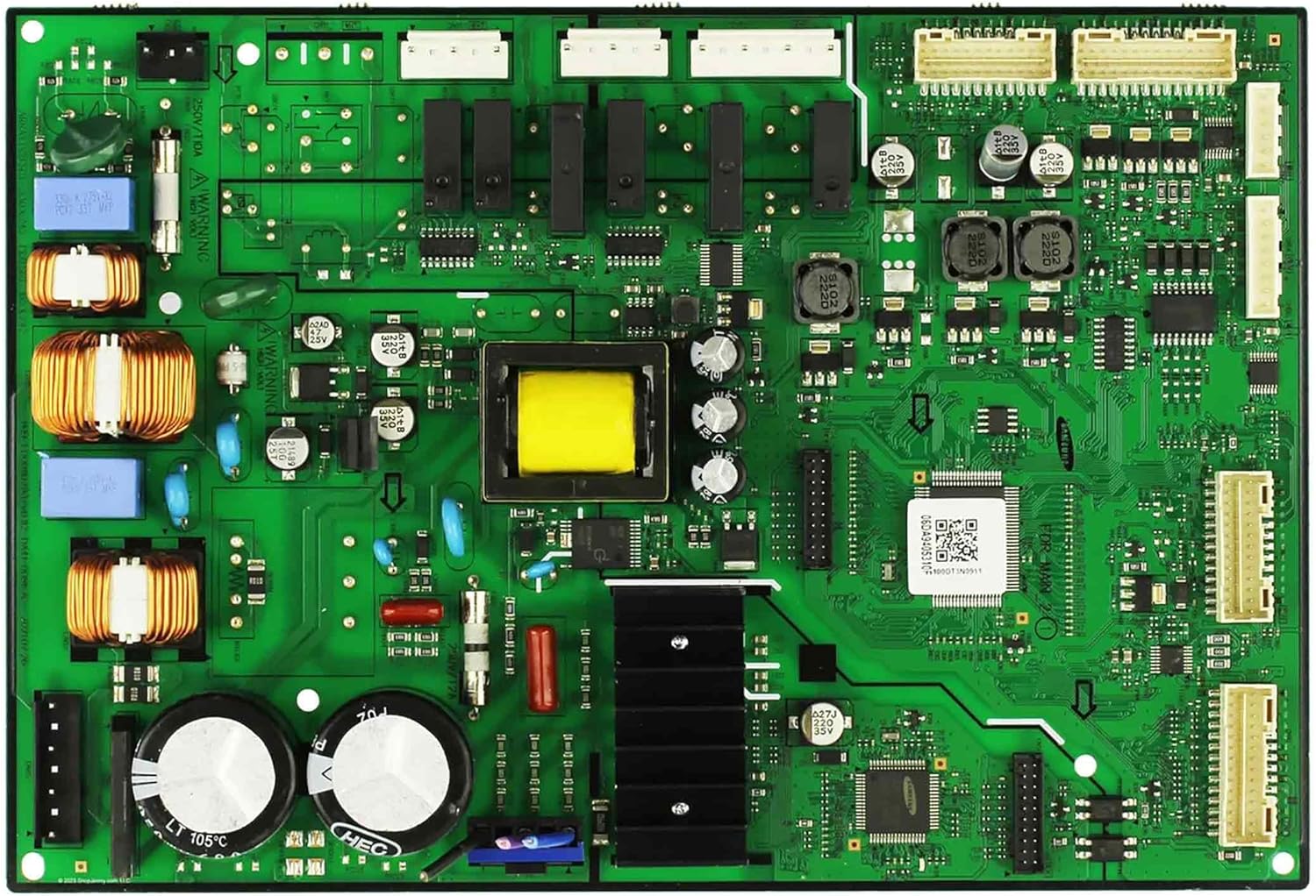 Samsung DA94-05310F Refrigerator Main Control Board, PCB, EEPROM