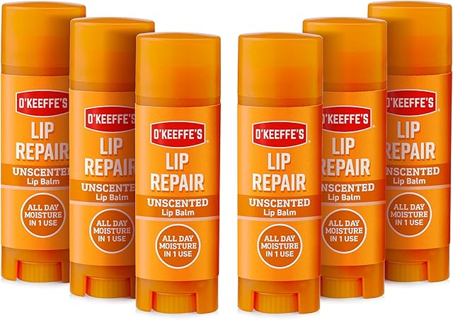 O'Keeffe's Lip Repair Unscented Lip Balm 4,2 g (opakowanie 6)
