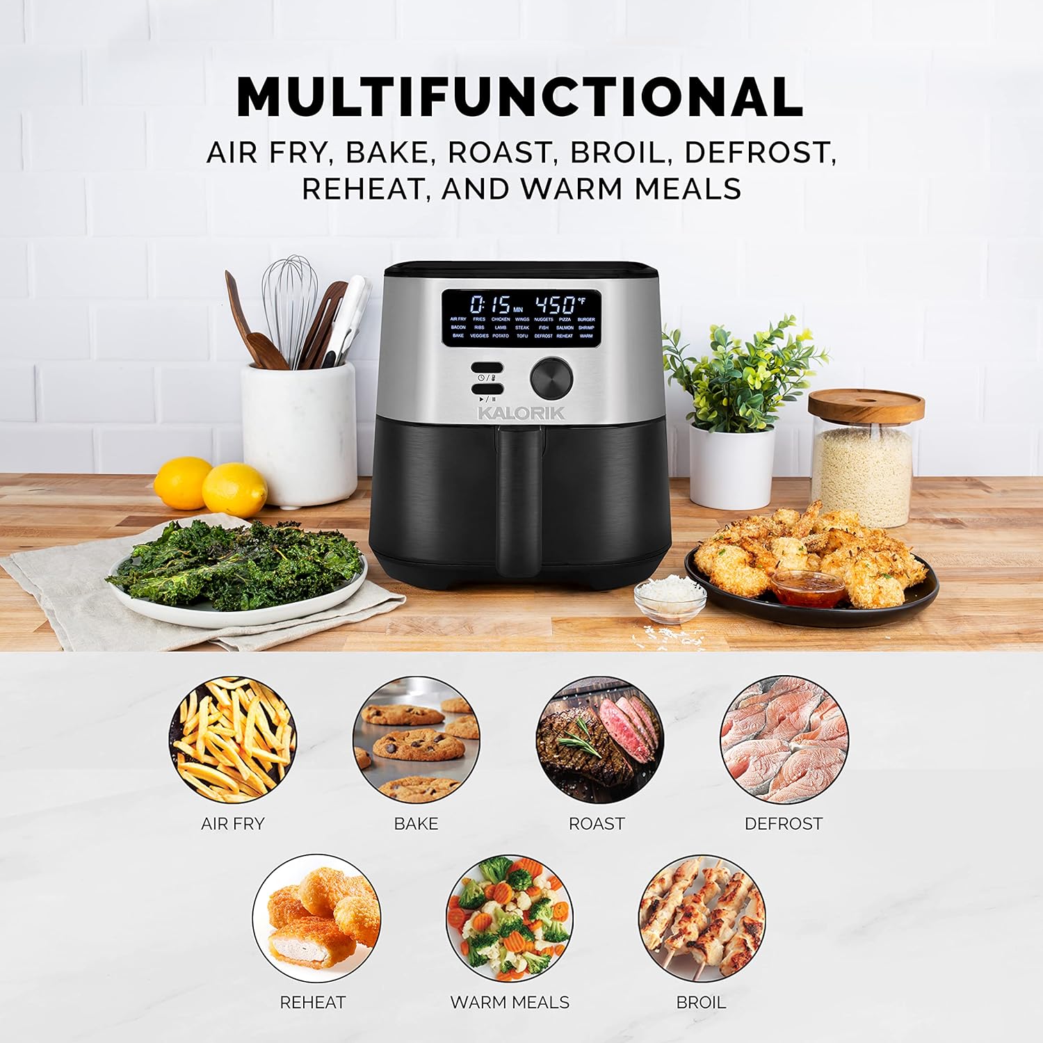 Kalorik MAXX Air Fryer Multifunctional Cooking