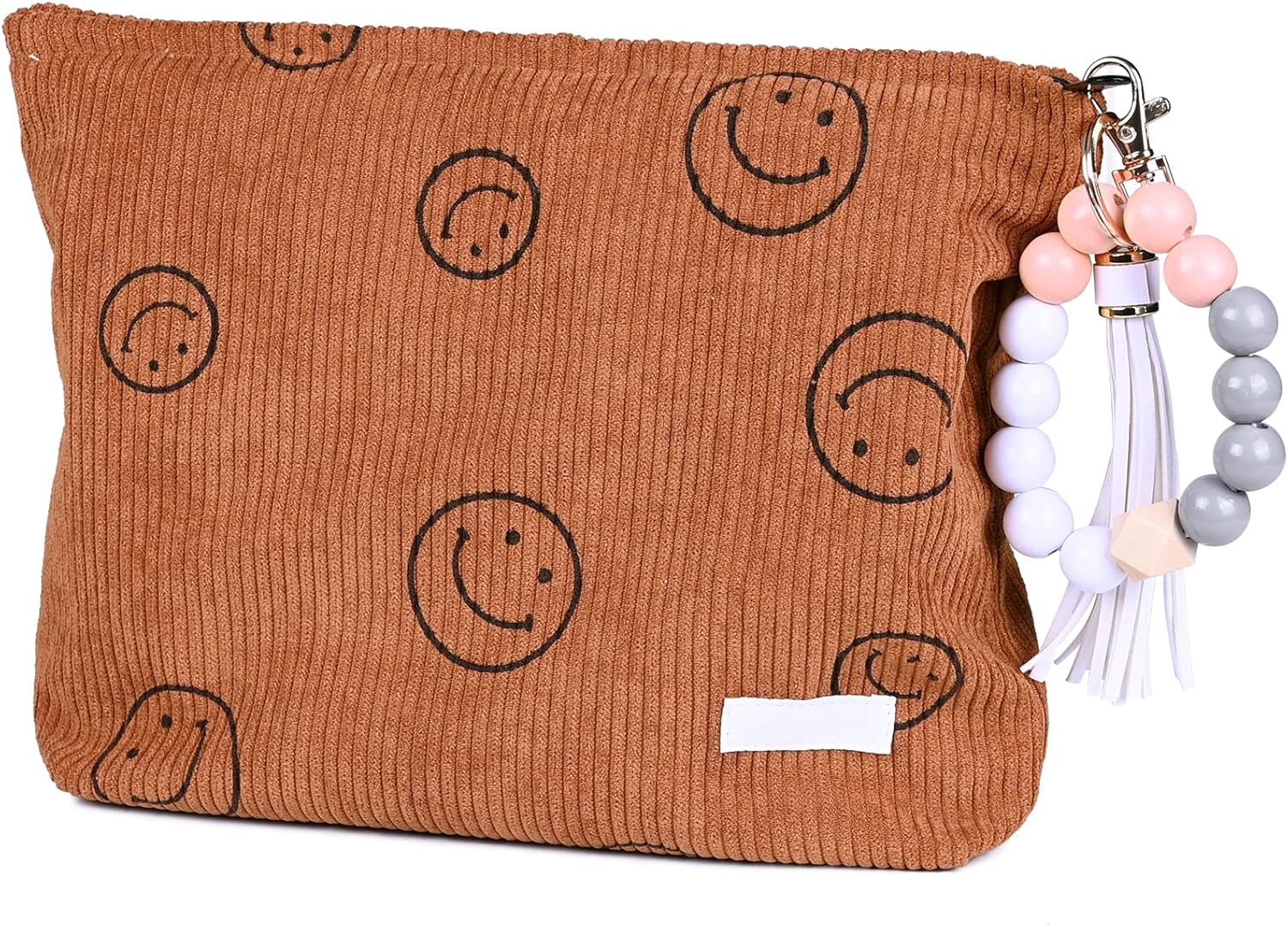 Enhudam Smiley Face Makeup Bag Aesthetic Cosmetic Bag