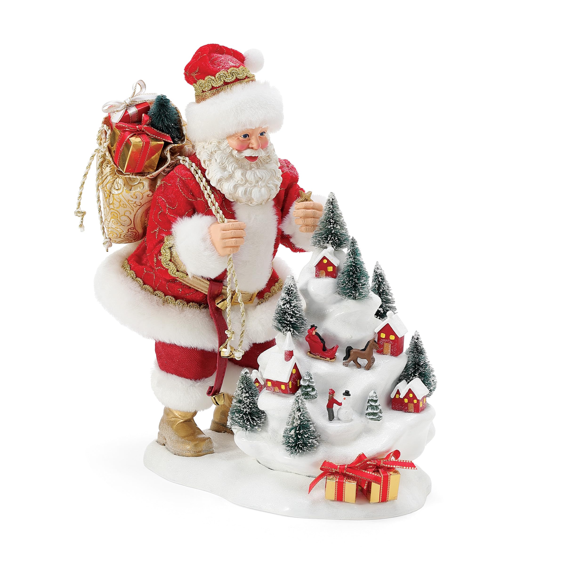 Department 56 Possible Dreams Figurine de Village de Noël Père Noël 26,7 cm Multicolore
