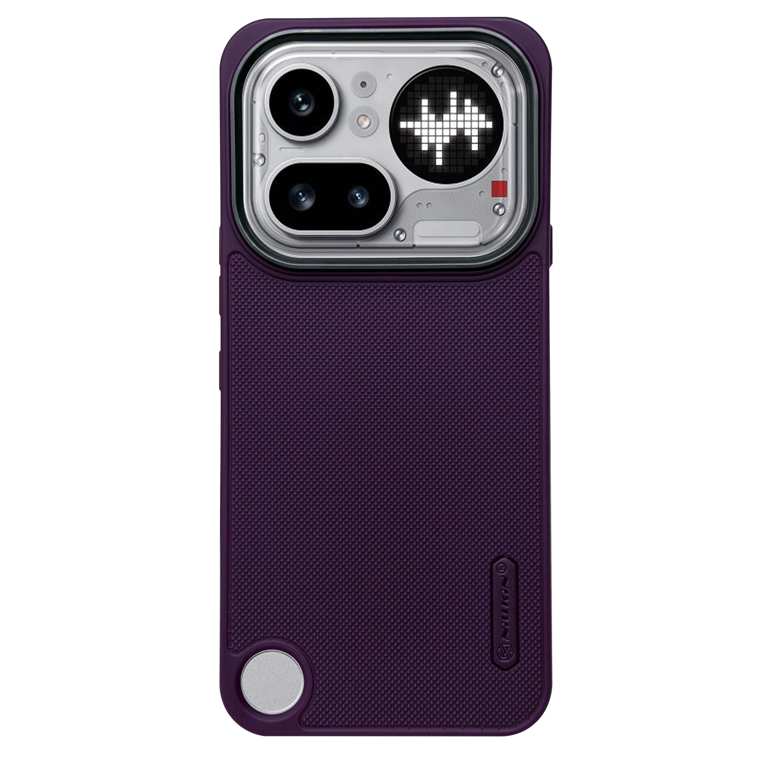 NIUKIN Rugged Soft Back Case for Nothing Phone 4a Pro 5G | Shockproof Scatrchproof Cover | Black (Design 02) — Amazon image 6