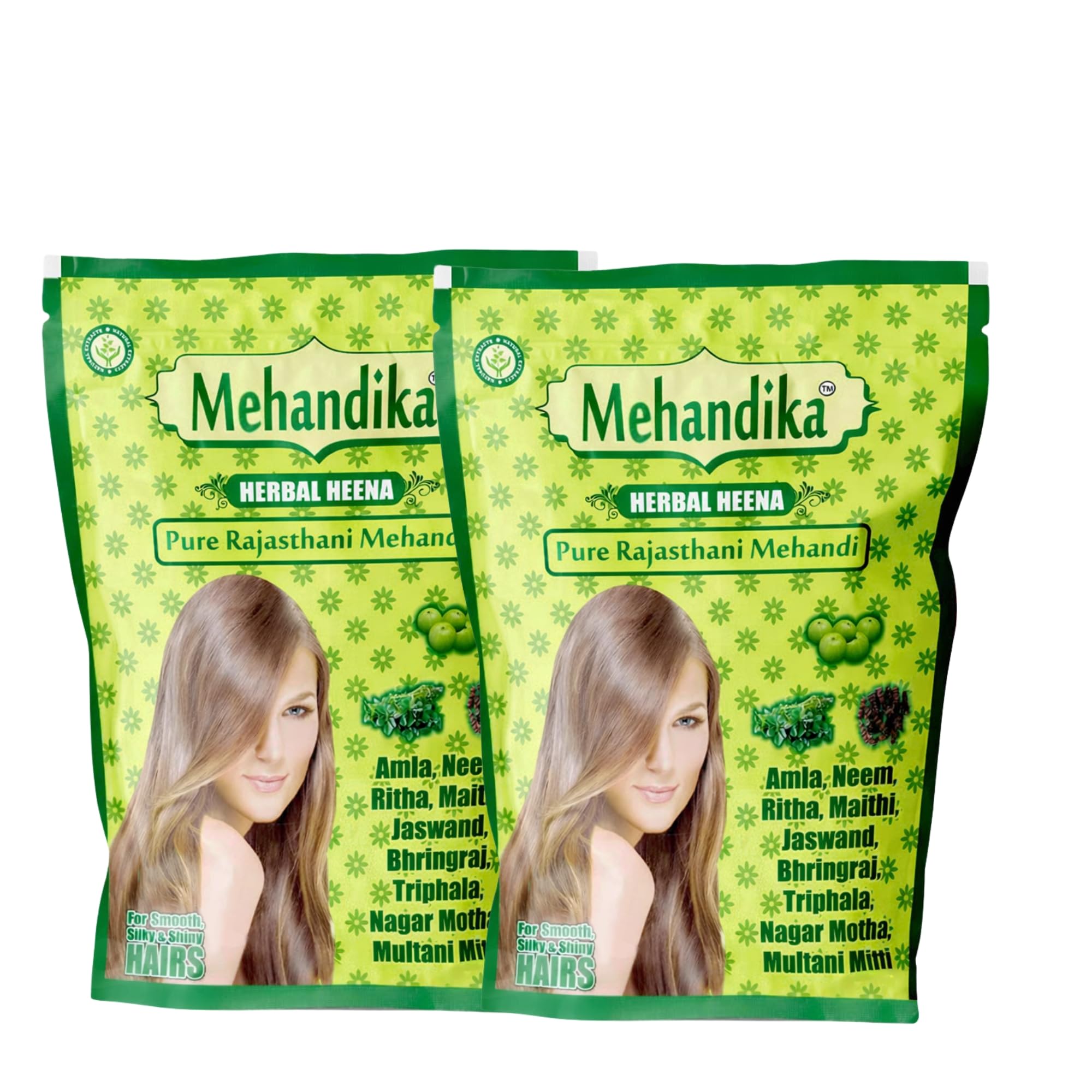 Mehandika Herbal Henna (500Gm Pack Of 2) | Organic Mehandi Henna Powder Natural Pure Finely Mehandi-image-13