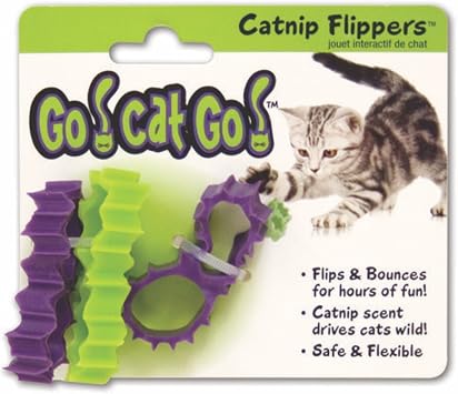 OurPets Catnip Infused Flippers Cat Toy Interactive Cat Toys for Indoor Cats Infused with Catnip