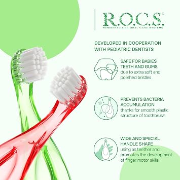 ROCS Baby Toothbrush, Assortment