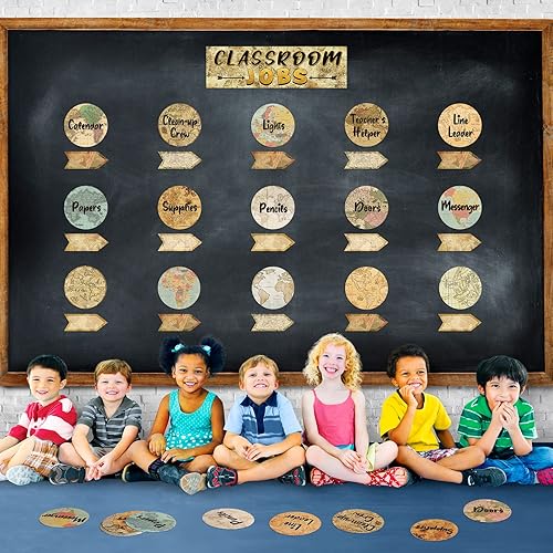 Miniatura 6 de Travel The Map - Juego de tablón de anuncios para el aula, ayudantes de aula, gráficos para ayudantes del profesor, pizarra para decoración de pared