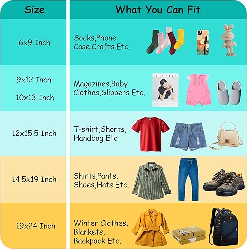 Miniatura 6 de Vapulcio Sobres de polietileno de 10 x 13 pulgadas, 25 unidades, bolsas de envío amarillas para ropa, sobres de correo resistentes a desgarros e